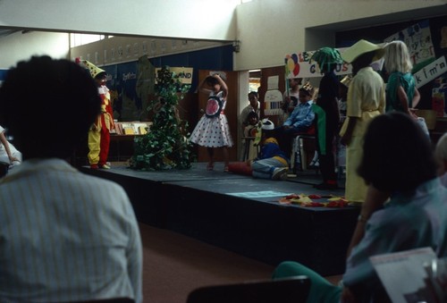 Children's play, based on the Pied Piper, at International School, Lusaka