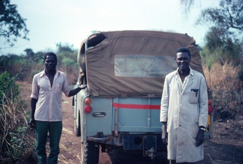 Government driver and worker near Kaputa