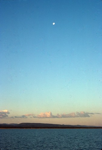 View of Zaire (Democratic Republic of the Congo) across Lake Tanganyika