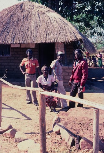 Government Toll Gate at Entrance to Kasongole village