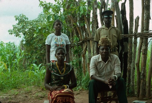 Tabwa Chief Nsama with his wife