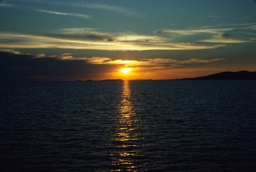 Sunset on Lake Tanganyika