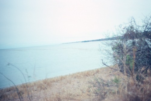 Lake Tanganyika, seen from the shore of the Sumbu National Park, Kaputa District