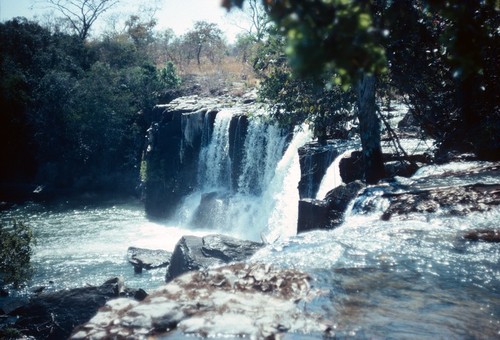 First segment of Chishimba Falls as seen from the top on the Luombe River, Kasama, Northern Province