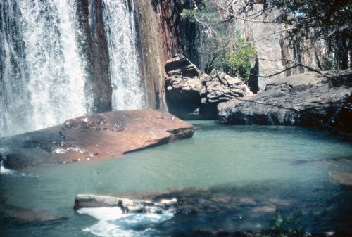 Bottom of Mwaasha Falls, near Kaungu village, Kaputa District