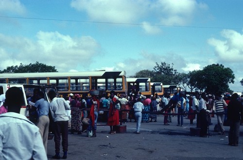 Bus depot in Lusaka, Zambia