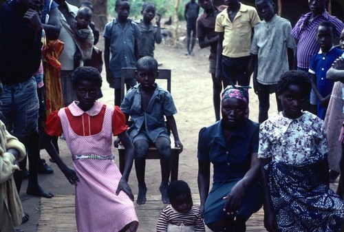 Portrait of family members of Mr. Jameson Mpundu, Mukupa Katandula