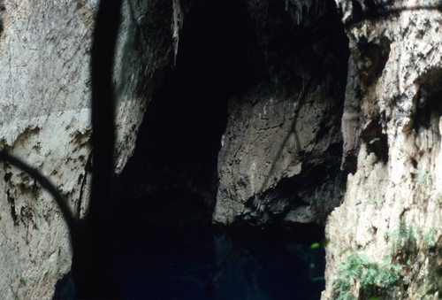 View of the Chinhoyi Caves, a national park around half way between the Zambian border and Harare, Zimbabwe