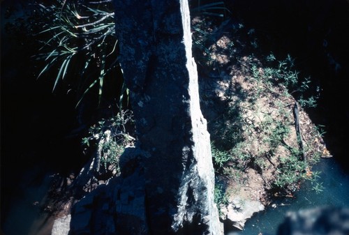 Rock monolith at Mwaasha Falls, Kaungu village