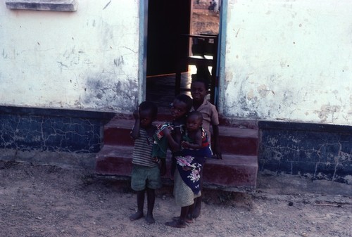 Portrait of neighbor children, Nsama village