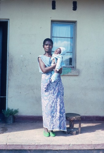 Woman and child, Nsama village