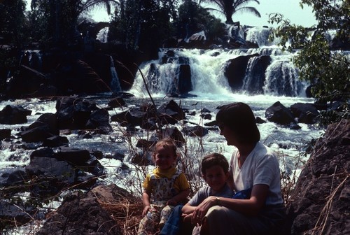 Cancel family at Chishimba Falls