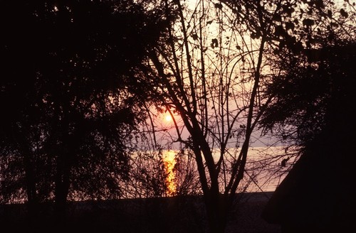 Sunsetting over Lake Tanganyika taken from Nkamba Bay Lodge