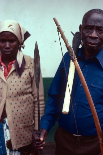 Acting-Chief Kaputa displaying Royal Icons