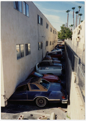 Collapsed Apartment Complex in Canoga Park