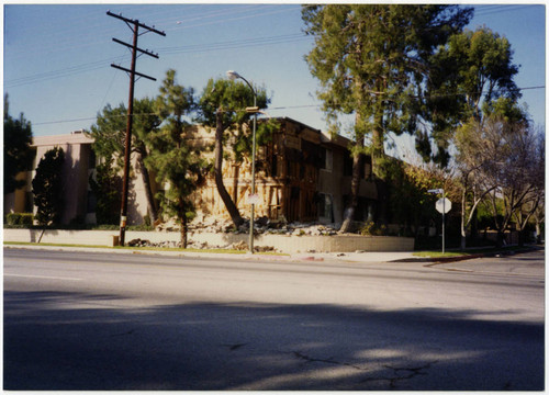 Destroyed Apartment Building