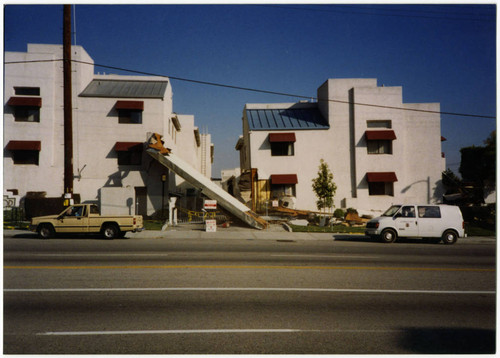 Damaged Apartment Complex