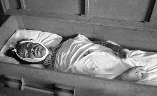 Deceased man, Nicaragua, 1979