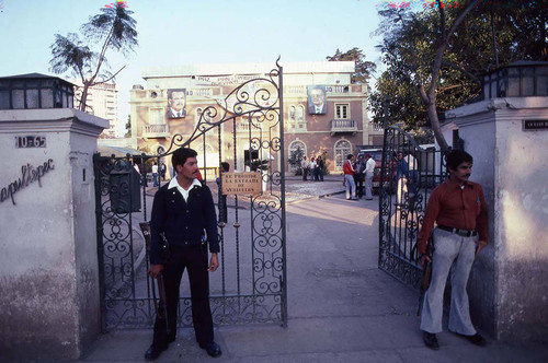 Presidential candidate Ángel Aníbal Guevara's headquarter's, Guatemala City, 1982