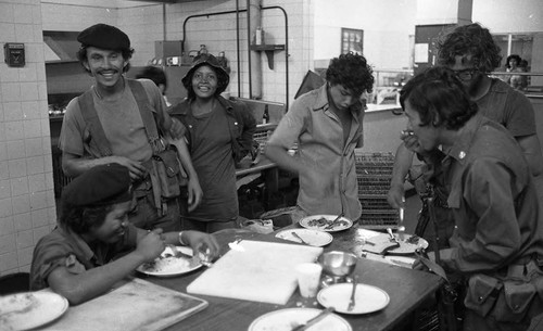 Sandinistas at the InterContinental Hotel, Managua, 1979