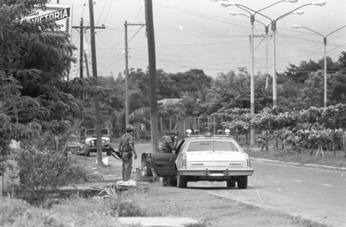 National Guard check point, Nicaragua, 1979