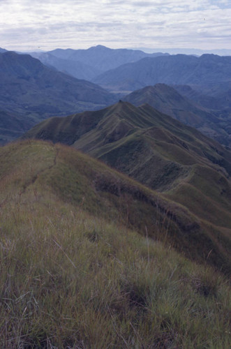 A view of the mountains, Tierradentro, Colombia, 1975