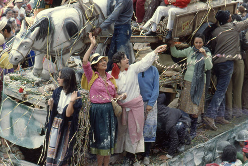 Procession at the Blacks and Whites Carnival, Nariño, Colombia, 1979