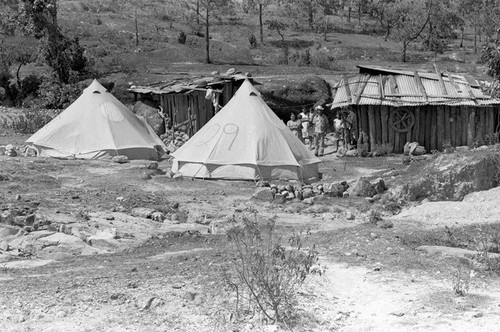 Refugee camp, Department of Morazán, 1983