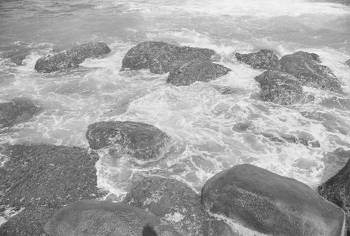 Rocks in the water, Tayrona, Colombia, 1976
