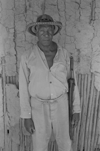 Fermín Herrera portrait, San Basilio de Palenque, 1976