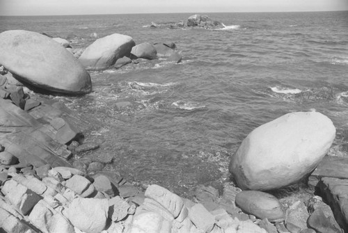 A view of the Caribbean Sea, Tayrona, Colombia, 1976