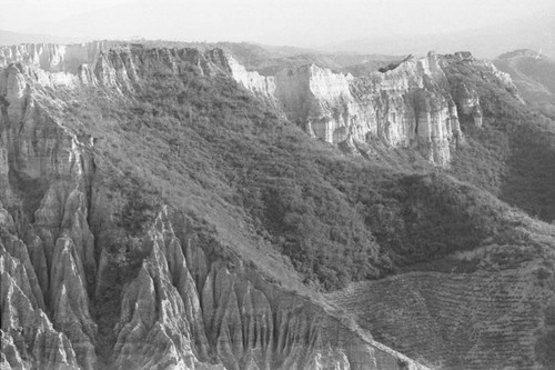 Erosion on the plateau, Bucaramanga, Colombia, 1975