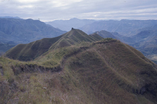 A view of the mountains, Tierradentro, Colombia, 1975