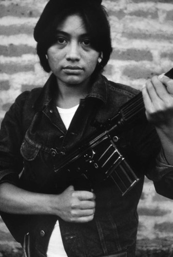 Portrait of a woman Sandinista, Nicaragua, 1979