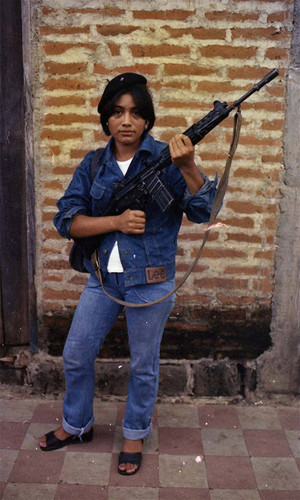 Sandinista woman, Nicaragua, 1979