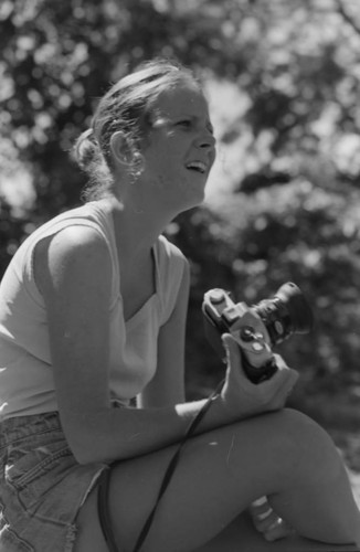 Woman with camera, La Guajira, Colombia, 1976