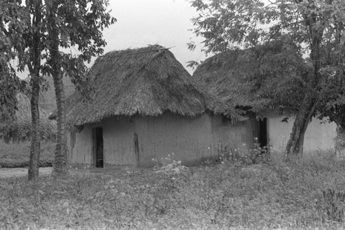 Two houses, San Basilio de Palenque, 1977