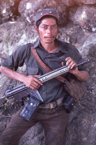 Armed guerrilla, La Palma, 1983