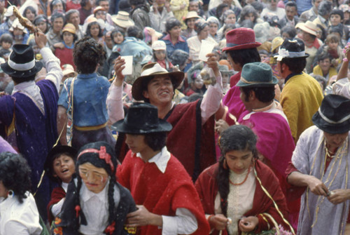 Procession at the Blacks and Whites Carnival, Nariño, Colombia, 1979