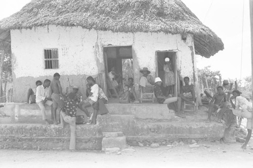 Residents socializing, San Basilio de Palenque, Colombia, 1977