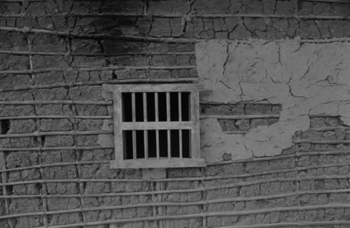 House window and exterior construction, San Basilio de Palenque, 1977