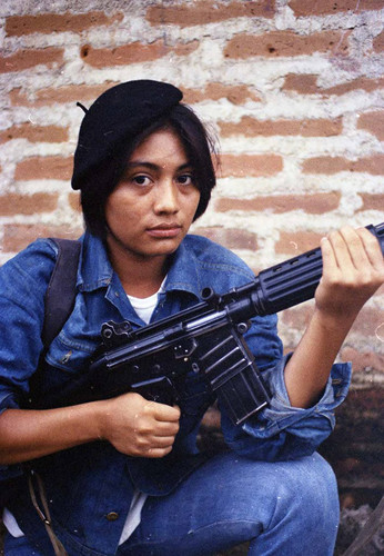 Sandinista woman, Nicaragua, 1979