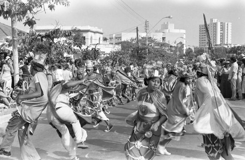 Dancers performing at the Carnival, Barranquilla, Colombia, 1977