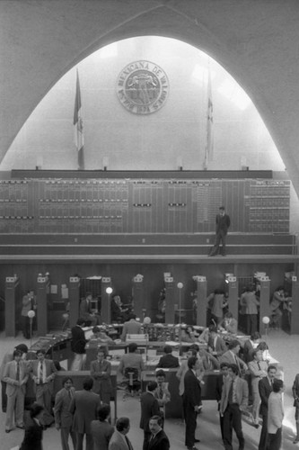 The Mexican Stock Exchange, Mexico, ca. 1983