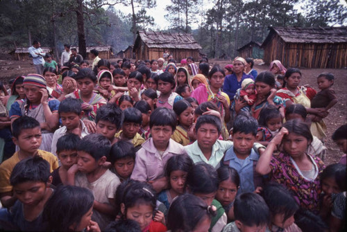 Guatemalan refugees celebrate Christmas, Santiago el Vértice, 1982