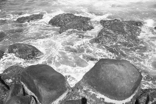 Rocks in the water, Tayrona, Colombia, 1976