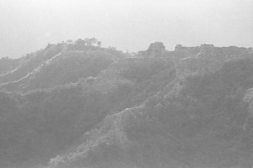 Soil erosion and a mountain range, Bucaramanga, Colombia, 1975