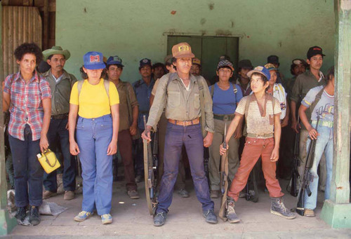 Guerrillas in occupied town, San Agustín, 1983