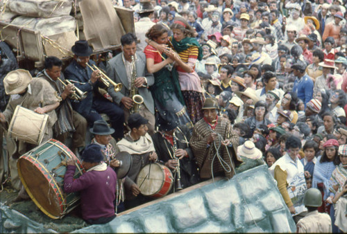 Procession at the Blacks and Whites Carnival, Nariño, Colombia, 1979