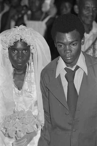 Wedding couple, San Basilio del Palenque, ca. 1978